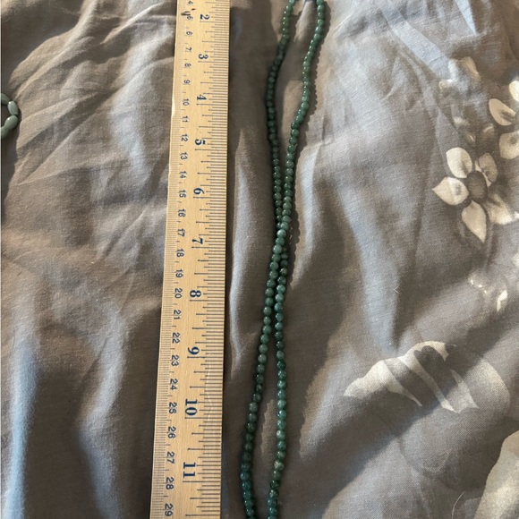 Green Jade Lotus Pendant Necklace - Picture 8 of 10